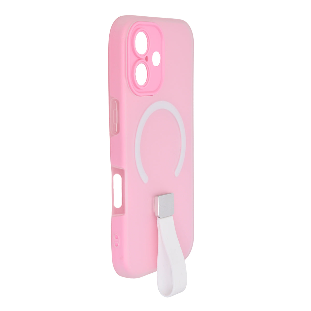 Frosty Matte with Silicone Finger Loop Phone Case for iPhone 17