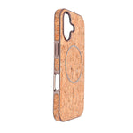 Cork Texture Printed MagSafe Compatible Phone Case for iPhone 17