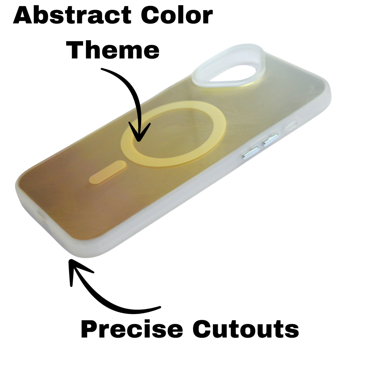Iridescent MagSafe Compatible Gradient Phone Case For iPhone 16 Plus