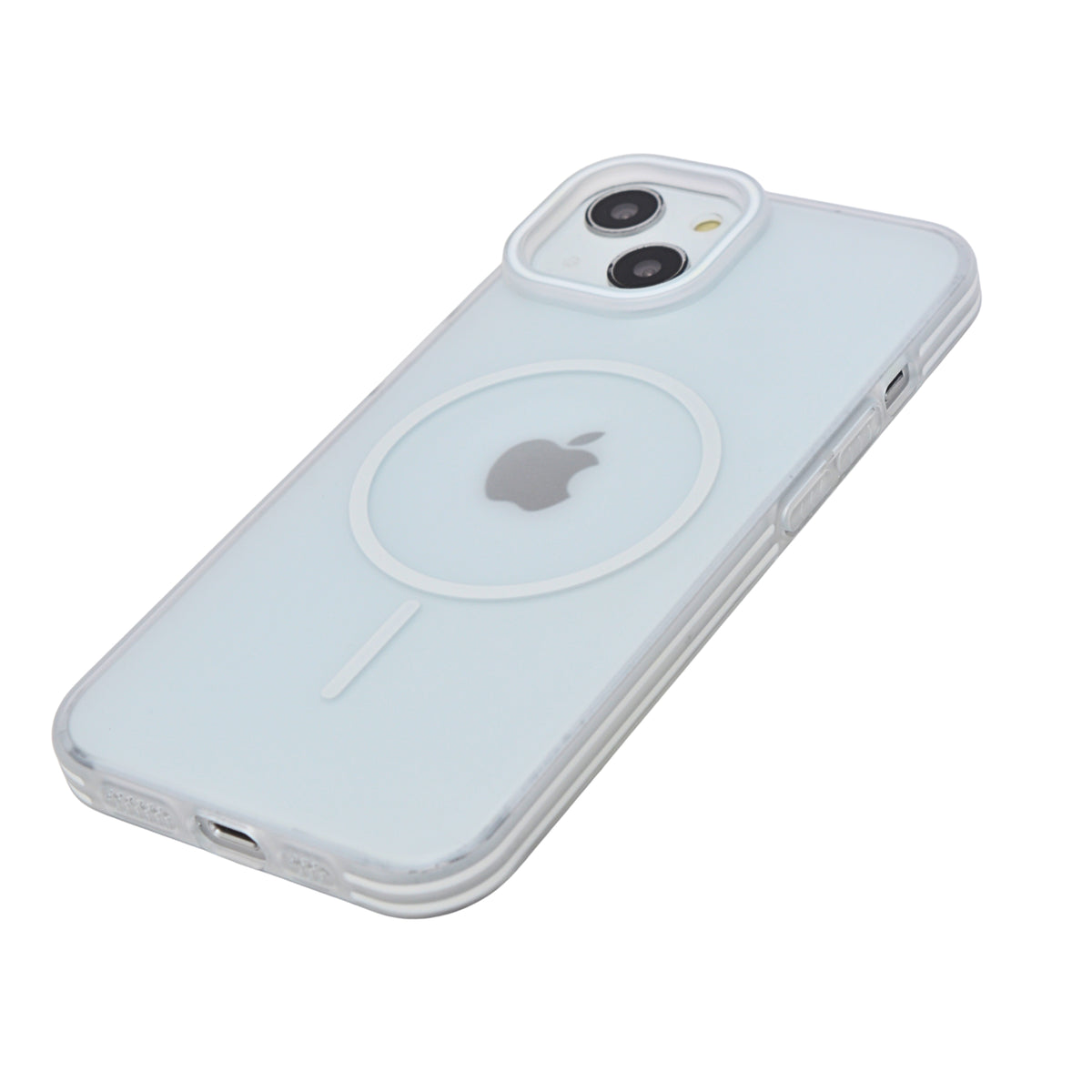 Crystal Clear Shockproof MagSafe Phone Case for iPhone 15
