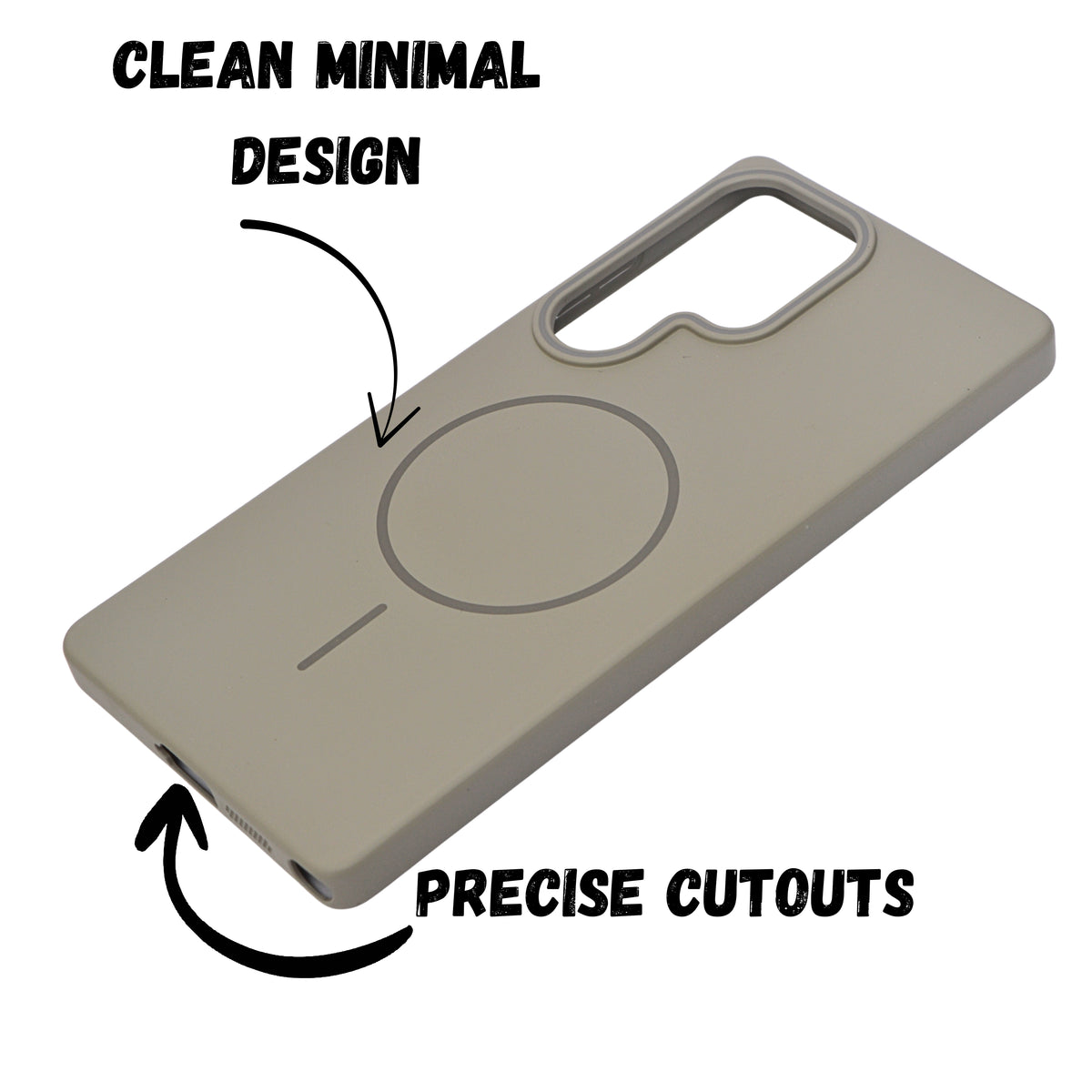 Magsafe Compatible Hard Plastic Phone Case for Samsung S25 Ultra