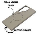 Magsafe Compatible Hard Plastic Phone Case for Samsung S25 Ultra
