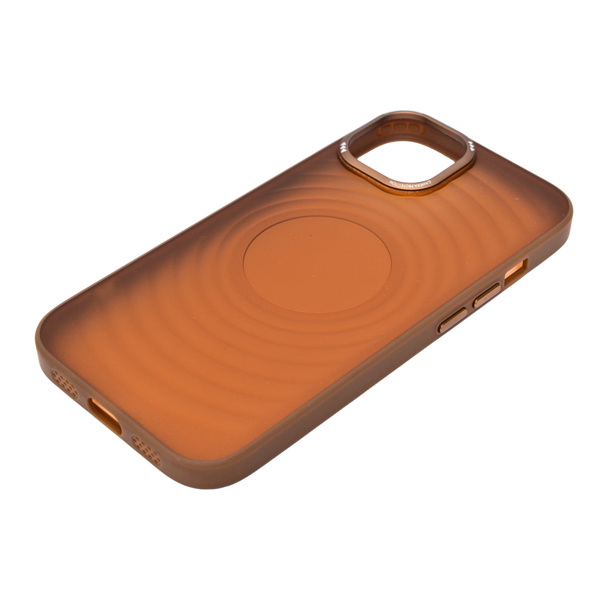 Stylish Durability Acrylic Corrugated Lines Skin Feel Case For iPhone 15