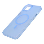 Tinted Transparent Corrugated Texture MagSafe Compatible Phone Case for iPhone 14Plus/ 15Plus