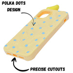 3D Cartoon Character with Polka Dots Soft Phone Case for iPhone 11