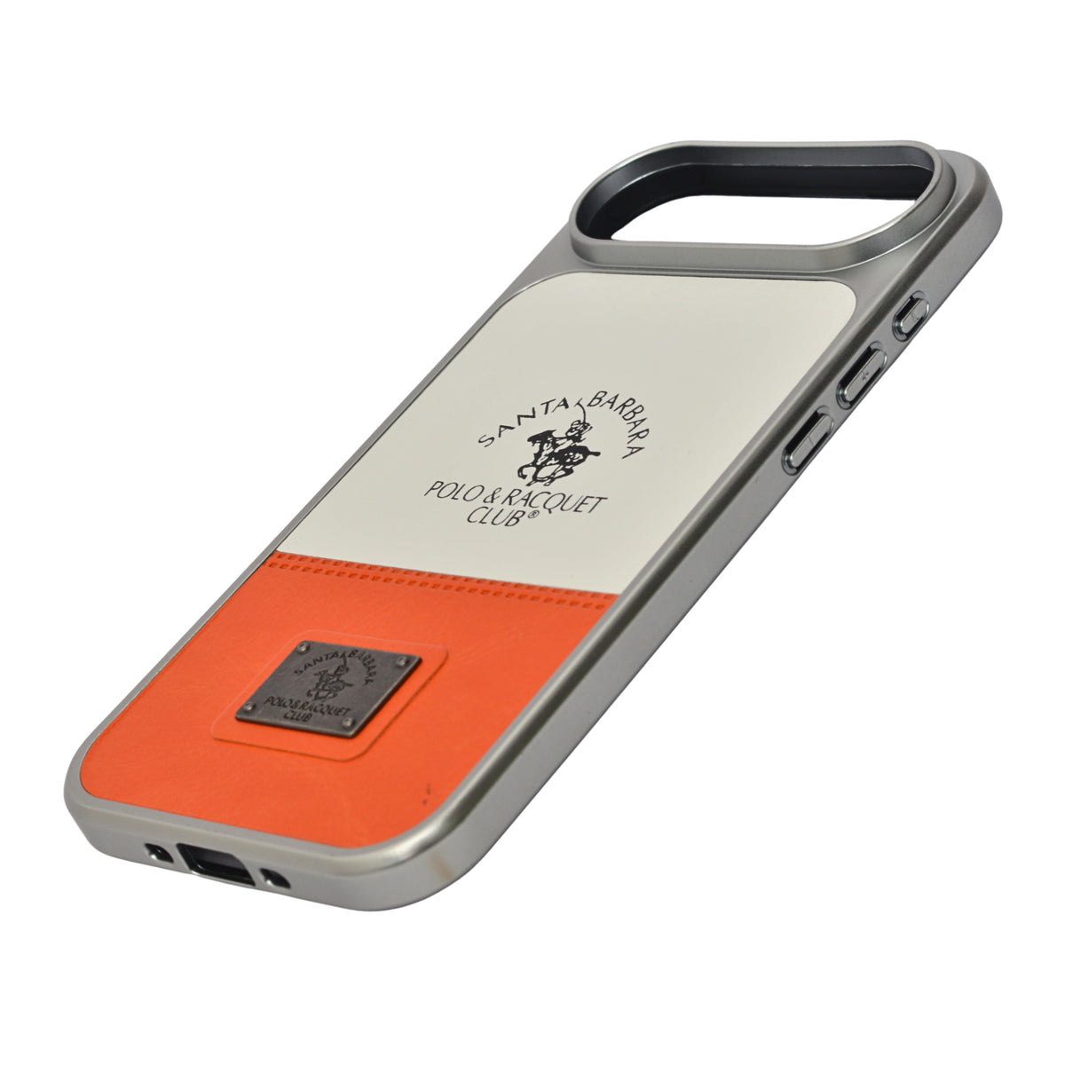 Santa Barbara Polo Club Dual Tone Leather Finish Phone Case for iPhone 17 Air