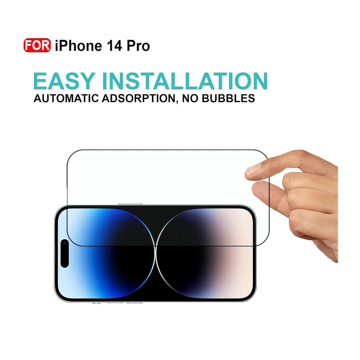 Ultra-Clear Tempered Glass Screen Protector for iPhone 14 Pro