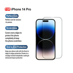 Ultra-Clear Tempered Glass Screen Protector for iPhone 14 Pro