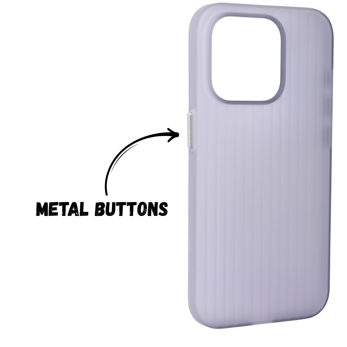 Hard Protective Striped Matte Finish Case for iPhone 14 Pro Max