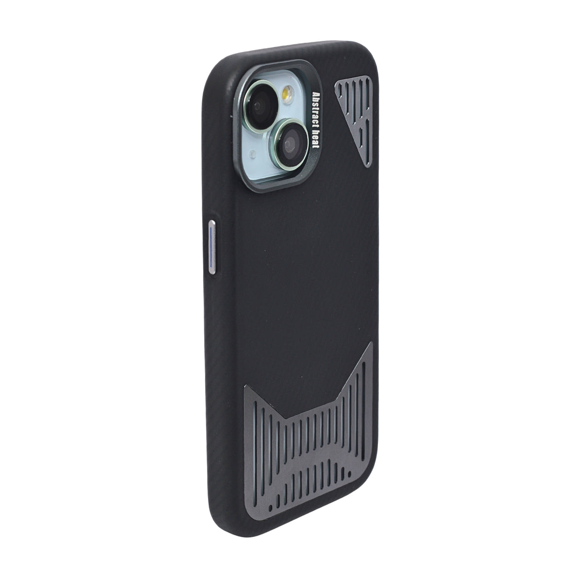 Premium Heat Dissipation with Modern Textured Finish Phone Case for iPhone 15