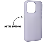 Hard Protective Striped Matte Finish Case for iPhone 14 Pro Max