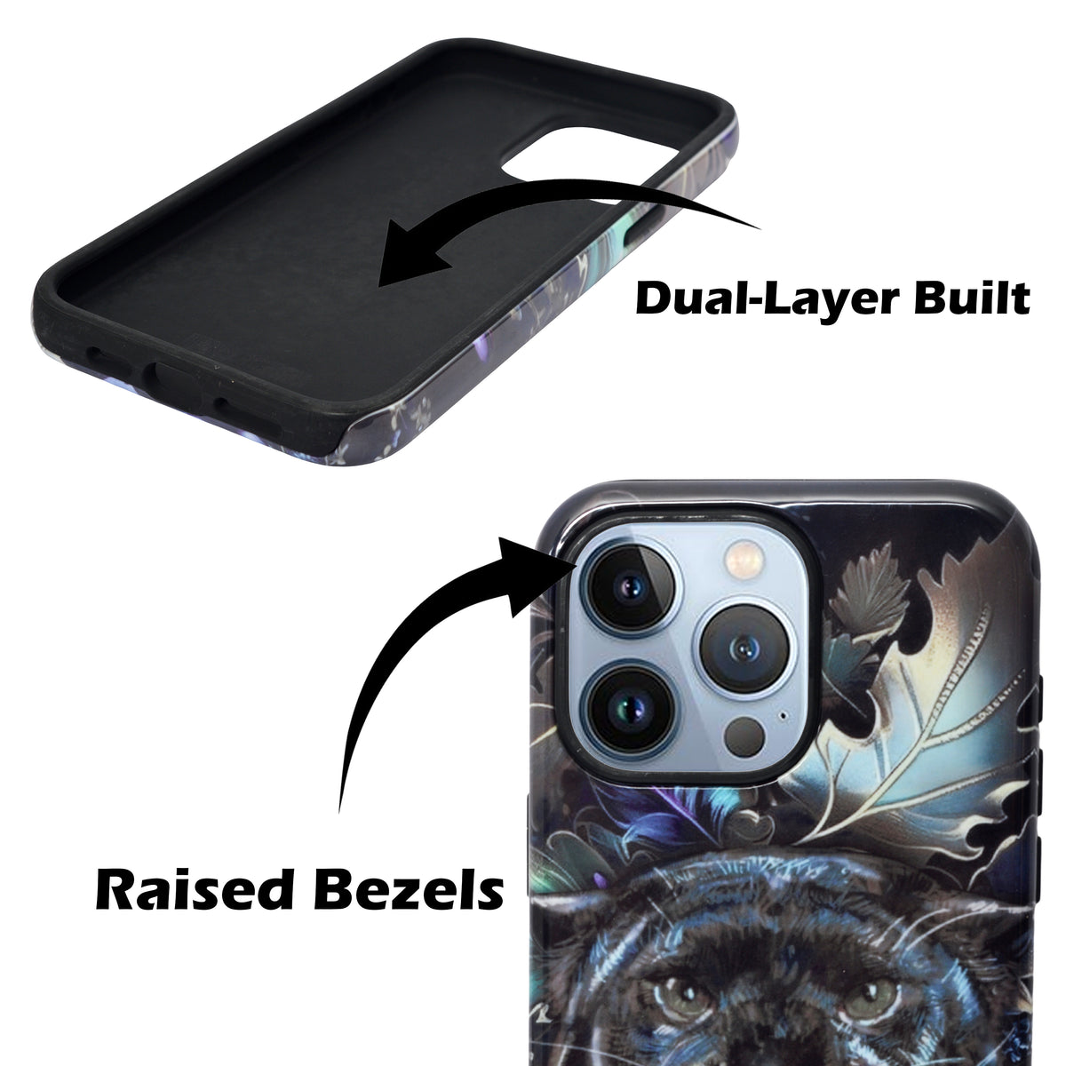 Wild Spirit Series Print Phone Cover For iPhone 15 Pro Max