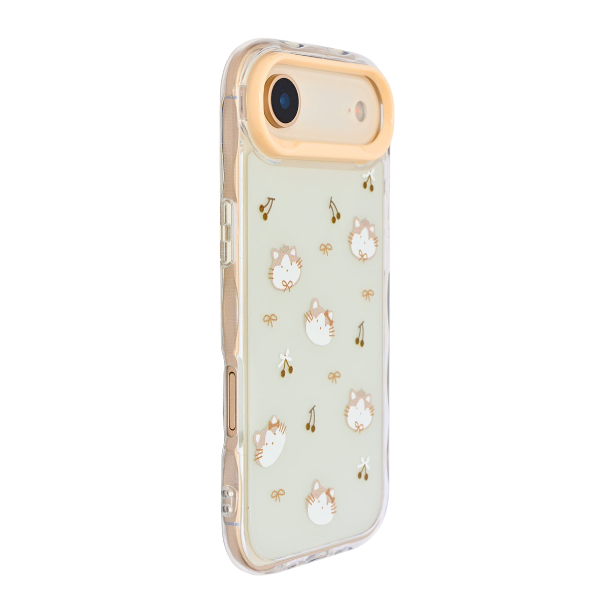 Cute Transparent Wavy Edge Phone Case for iPhone 17 Air