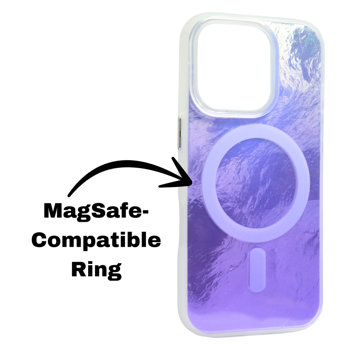 Iridescent MagSafe Compatible Gradient Phone Case For iPhone 16 Pro Max