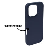 Premium Soft Silicone with Microfiber Lining Phone Case for iPhone 16 Pro