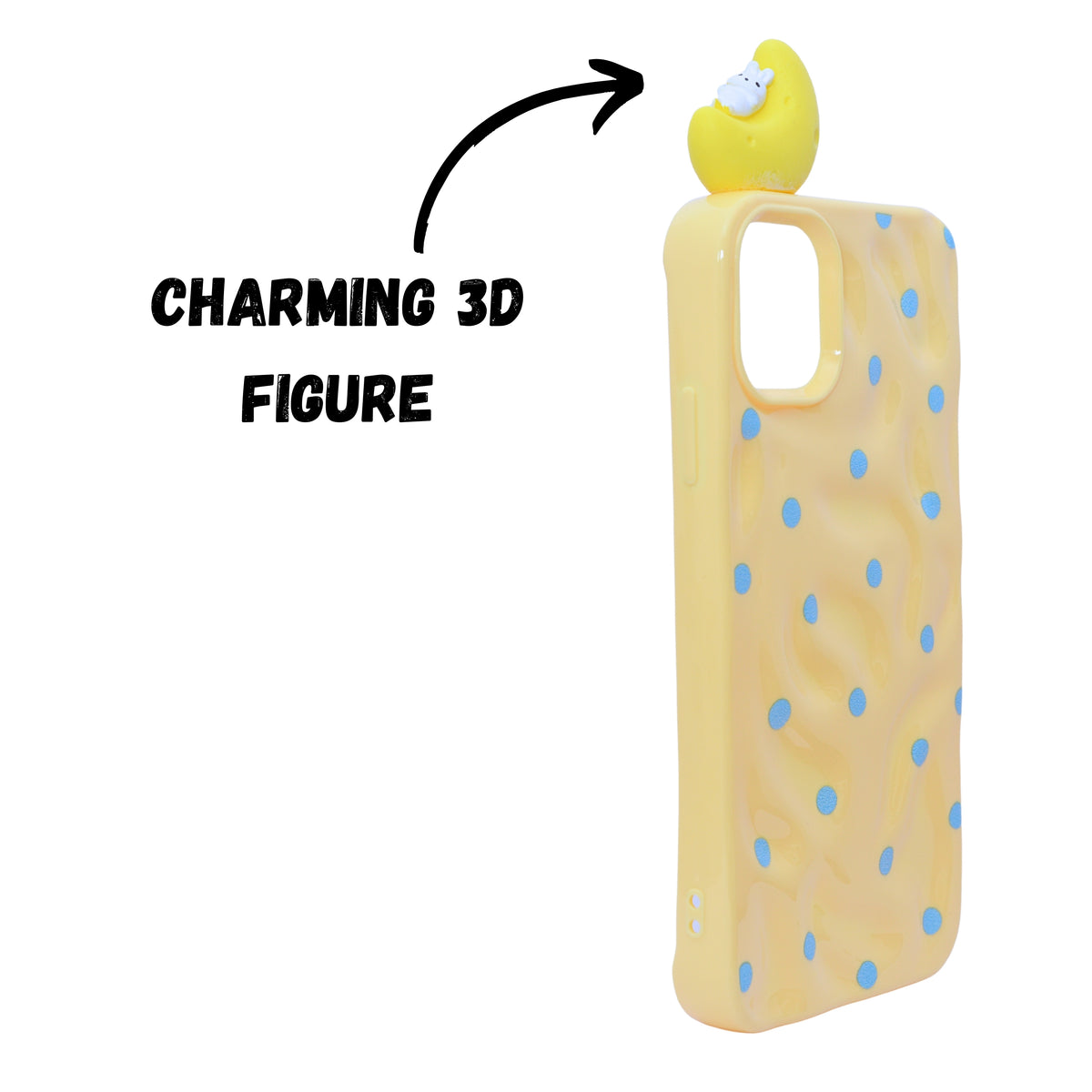3D Cartoon Character with Polka Dots Soft Phone Case for iPhone 11