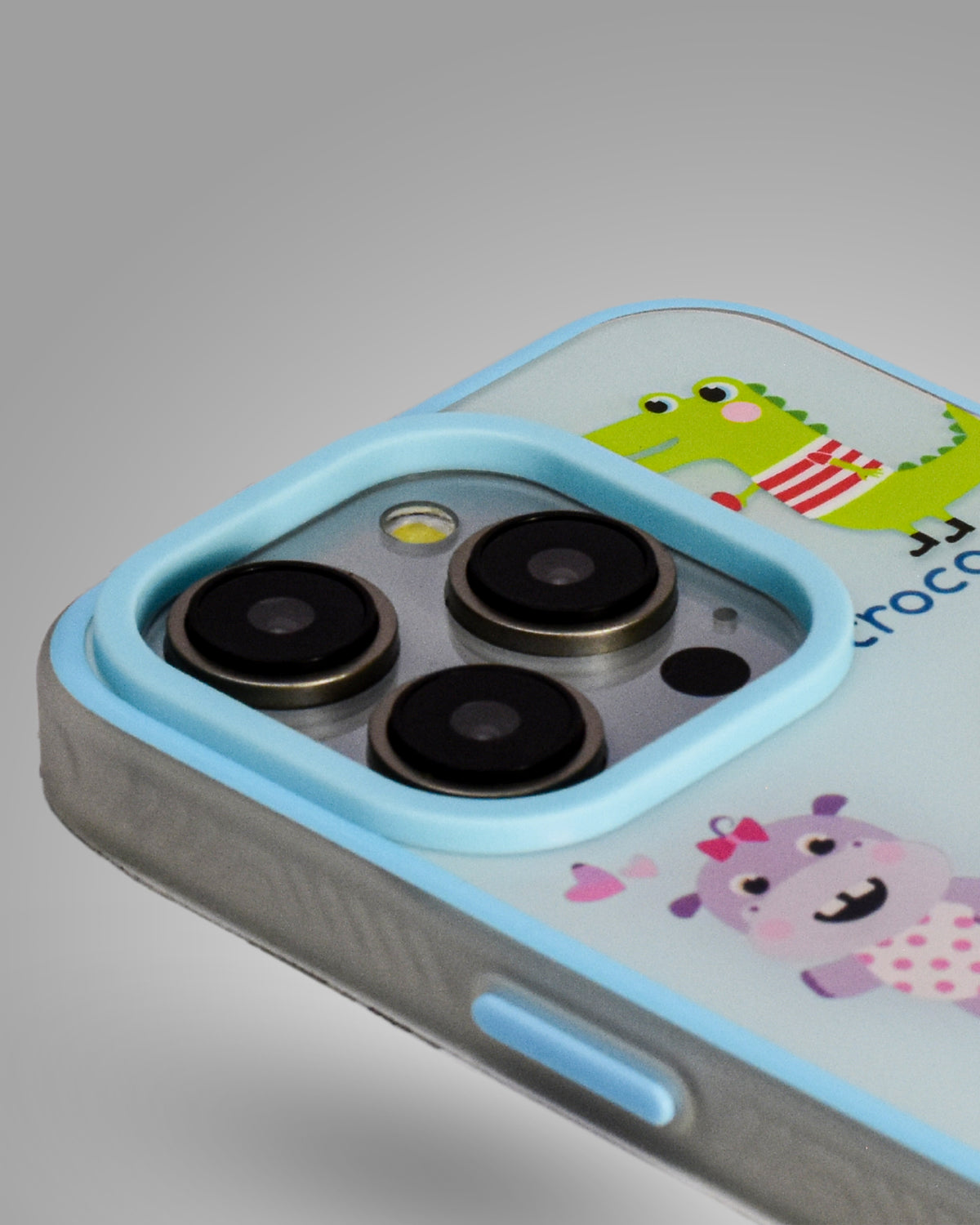 Stylish Cute Cartoon Cool Soft Animal Characters Cover For iPhone 15 Pro