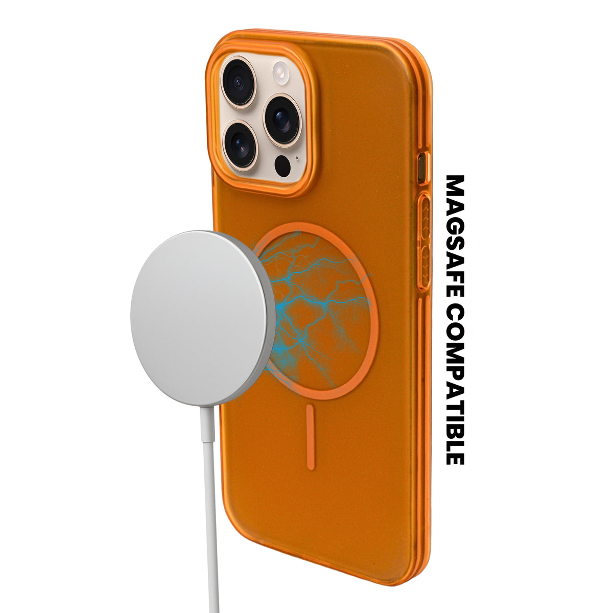 Crystal Clear Shockproof MagSafe Phone Case for iPhone 16 Pro