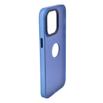Minimalist Frosted Phone Case with Logo Cutout for iPhone 14 Pro Max