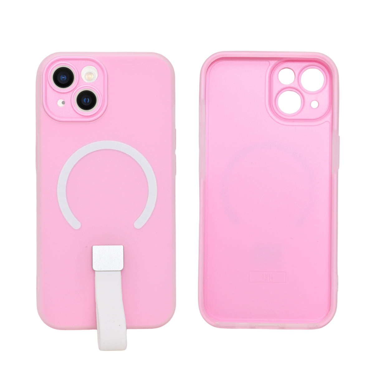 Frosty Matte with Silicone Finger Loop Phone Case for iPhone 13 / 14
