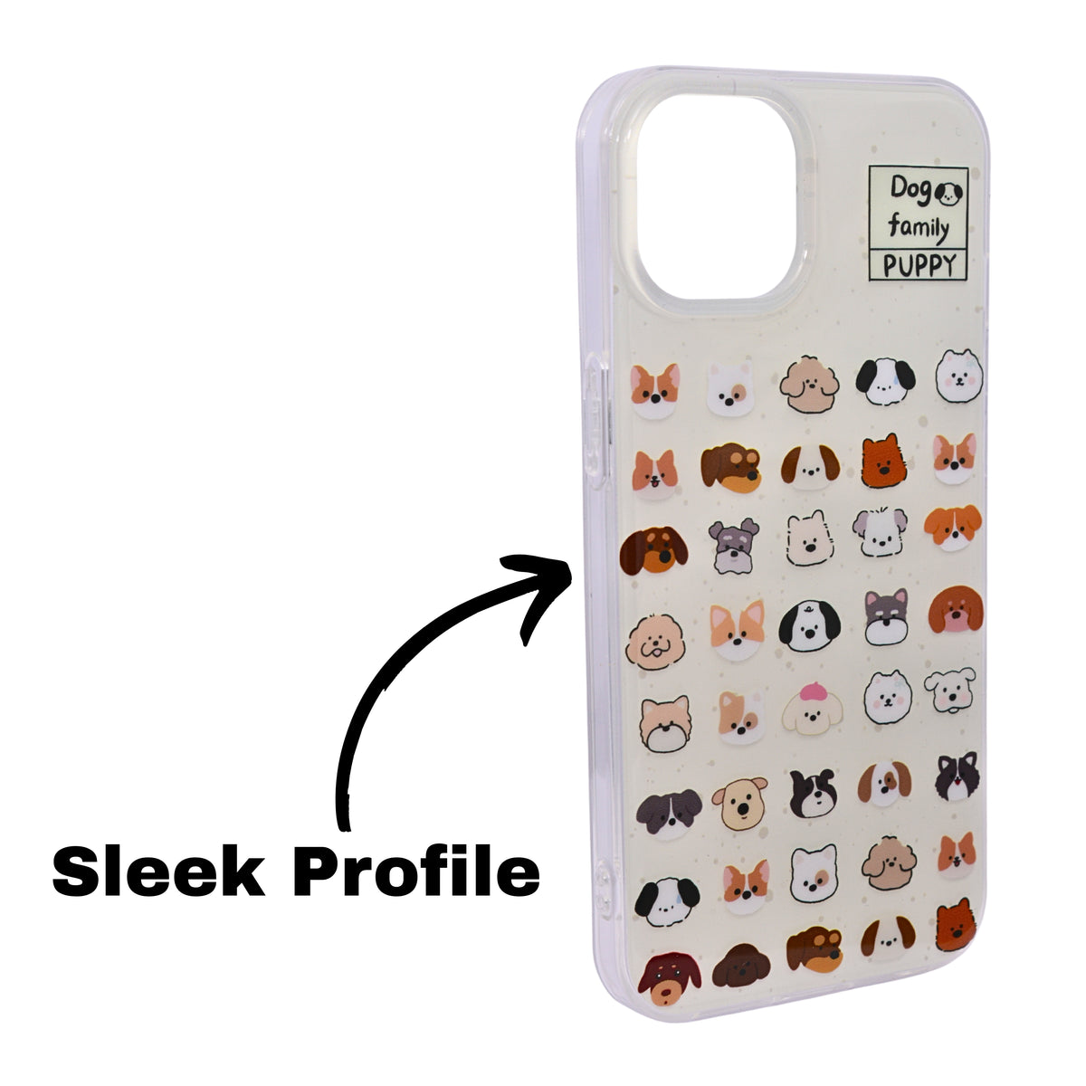 Dog Family Puppy Phone Case for iPhone 13 / 14