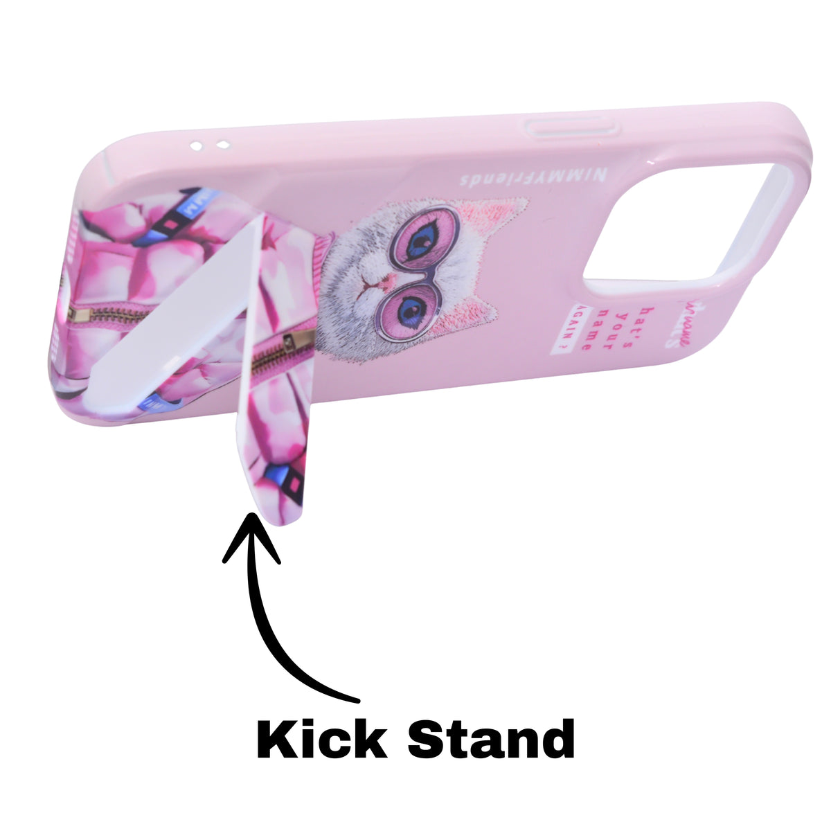 Hard Printed iPhone Case With Stand Back Cover For iPhone 13 Pro