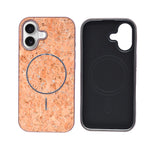 Cork Texture Printed MagSafe Compatible Phone Case for iPhone 17