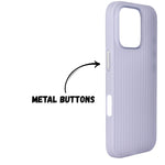 Hard Protective Striped Matte Finish Case for iPhone 16 Pro Max