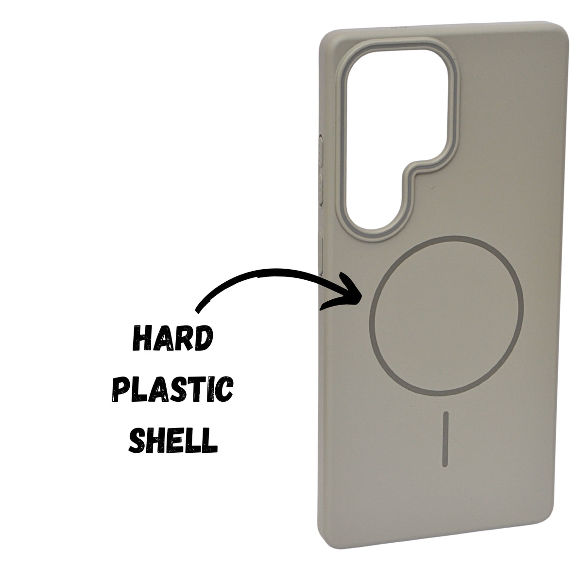 Magsafe Compatible Hard Plastic Phone Case for Samsung S25 Ultra