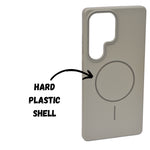 Magsafe Compatible Hard Plastic Phone Case for Samsung S25 Ultra