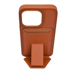 Card Wallet Case Durable Built-in Stand Phone Case For iPhone 15 Pro