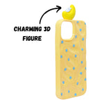 3D Cartoon Character with Polka Dots Soft Phone Case for iPhone 15