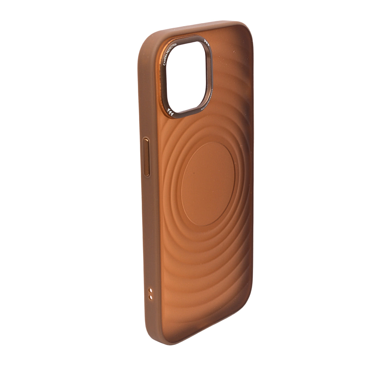 Stylish Durability Acrylic Corrugated Lines Skin Feel Case For iPhone 15