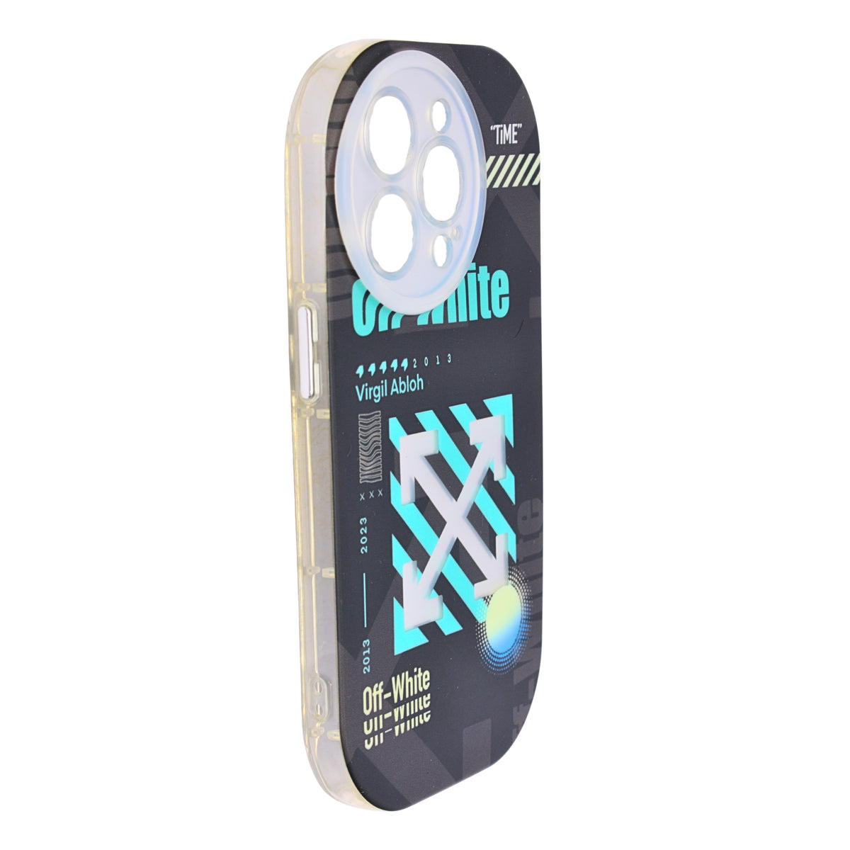 Off-White Inspired Arrows Pattern Phone Case for iPhone 14 Pro
