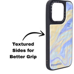 Marble Glossy Abstract Protective Phone Case For iPhone 15 Pro Max