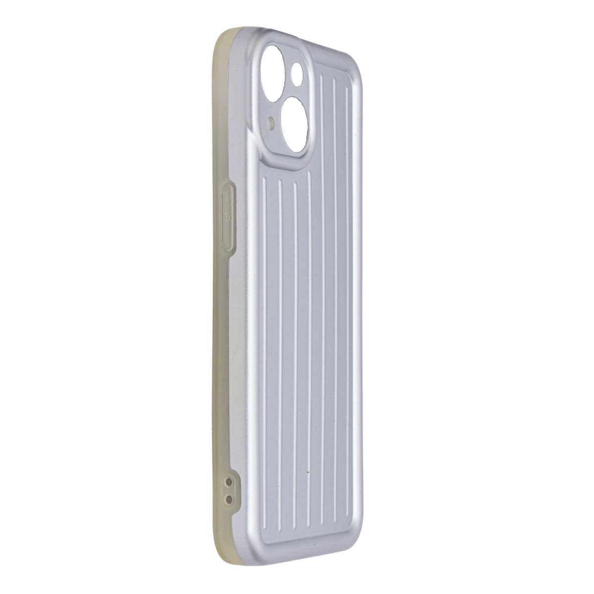 3D Vertical Striped Bumper Phone Case with Camera Protection for iPhone 13 / 14