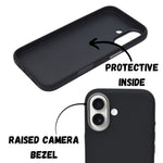 Classic Leather Texture Protective Phone Case For iPhone 16