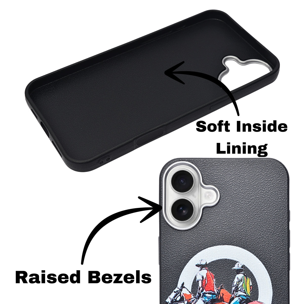 Santa Barbara Polo & Racquet Club Leather Phone Case For iPhone 16 Plus