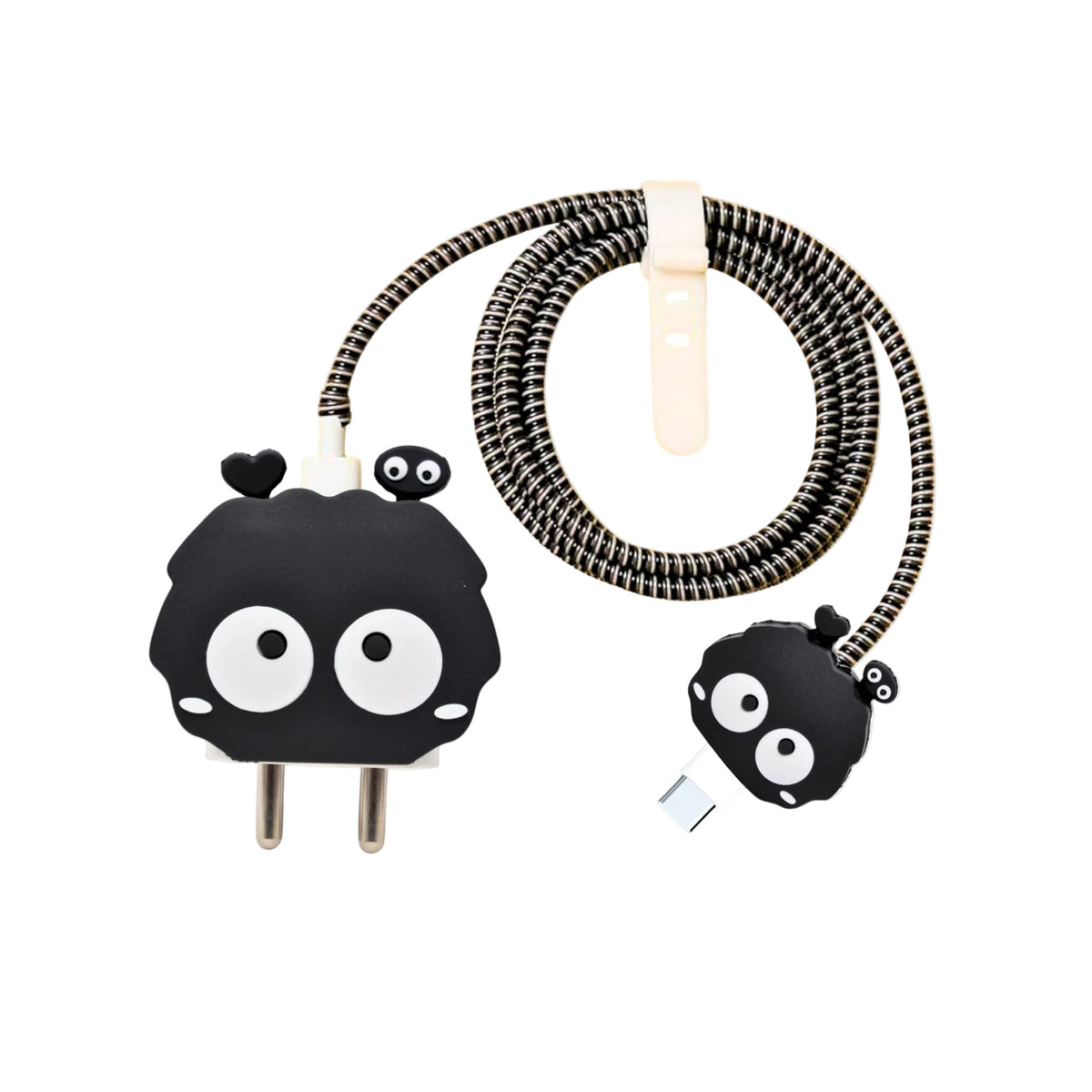 Big Eyed Puff Character Charger Case & Cable Protector for Apple 18W/20W Adapter