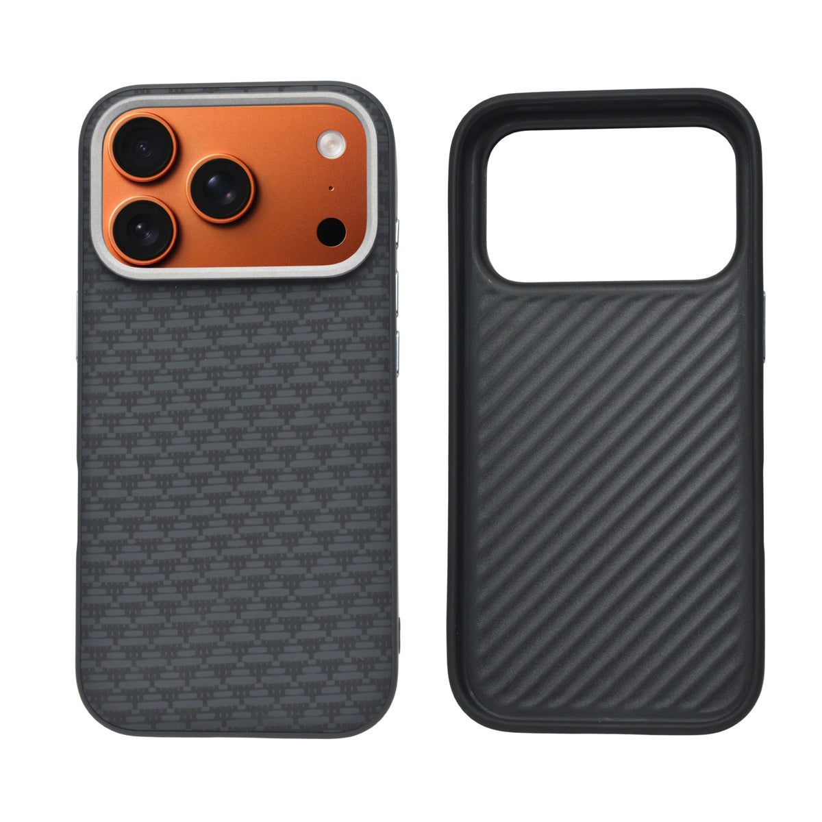 Carbon Weave Pattern Phone Case for iPhone 17 Pro
