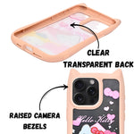 Cute Cartoon Phone Case with Cat Ears For iPhone 15 Pro