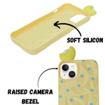 3D Cartoon Character with Polka Dots Soft Phone Case for iPhone 13/ 14