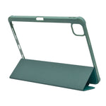 Transparent Trifold Smart Folio Case with Pencil Slot for iPad Pro 11 Inch