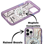 Tech Steampunk Gear Clock Design MagSafe Phone Case For iPhone 12/ 12Pro