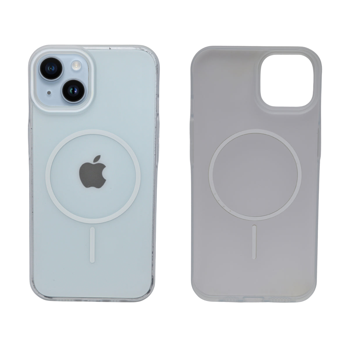 Crystal Clear Shockproof MagSafe Phone Case for iPhone 15