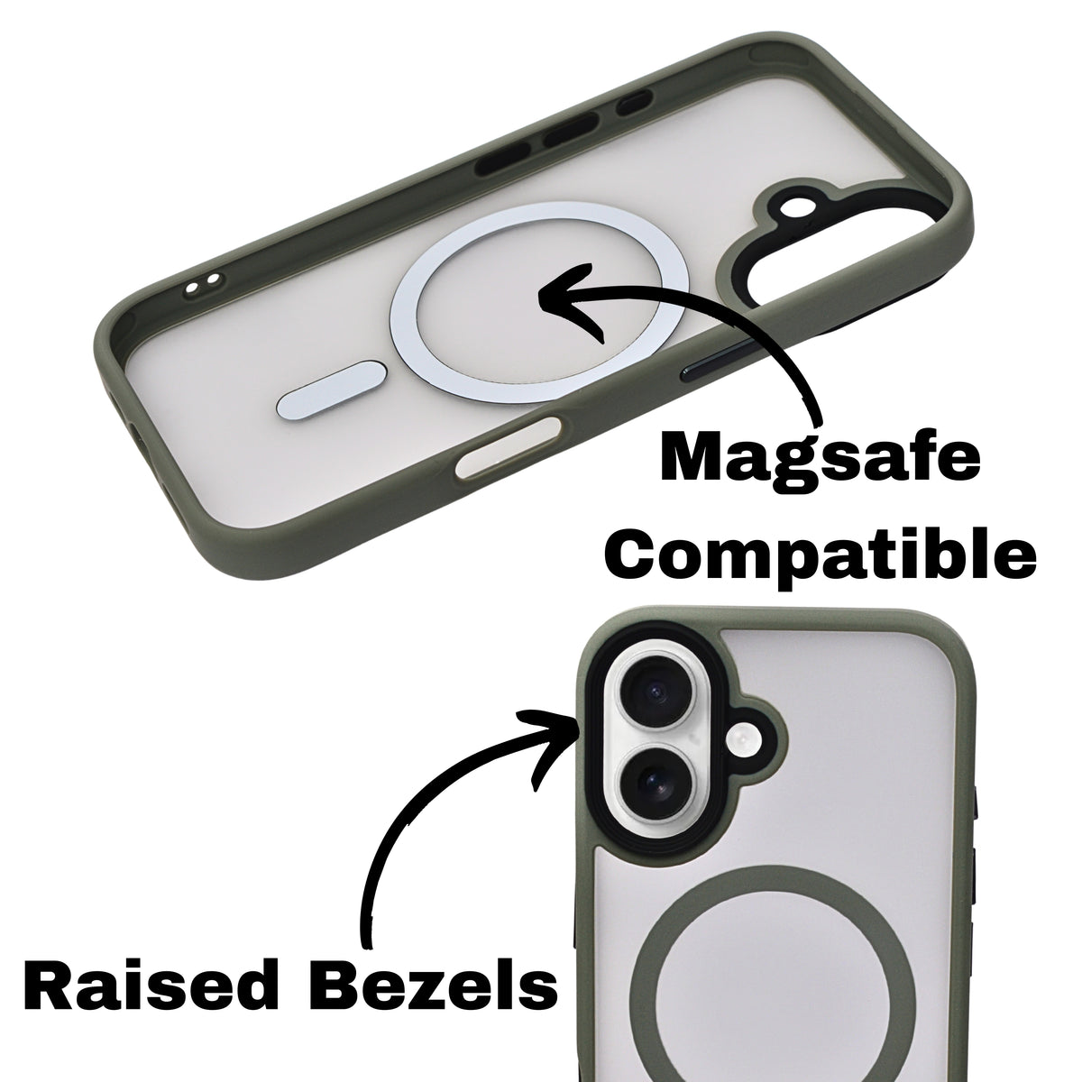 Ultimate Protection MagSafe Matt Transparent Case for iPhone 16