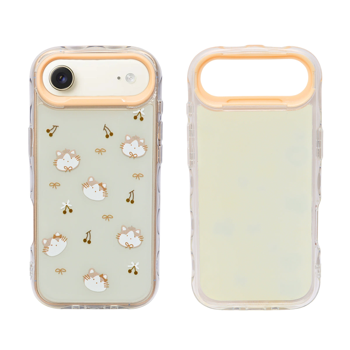 Cute Transparent Wavy Edge Phone Case for iPhone 17 Air