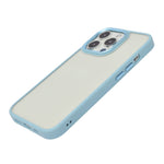 Transparent Hard back with Chrome Border Anti Slip Grip Phone Case for iPhone 13 Pro