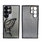 Stylish Luxury Eye Catching Butterfly Glitter Case for Samsung Galaxy S24 Ultra