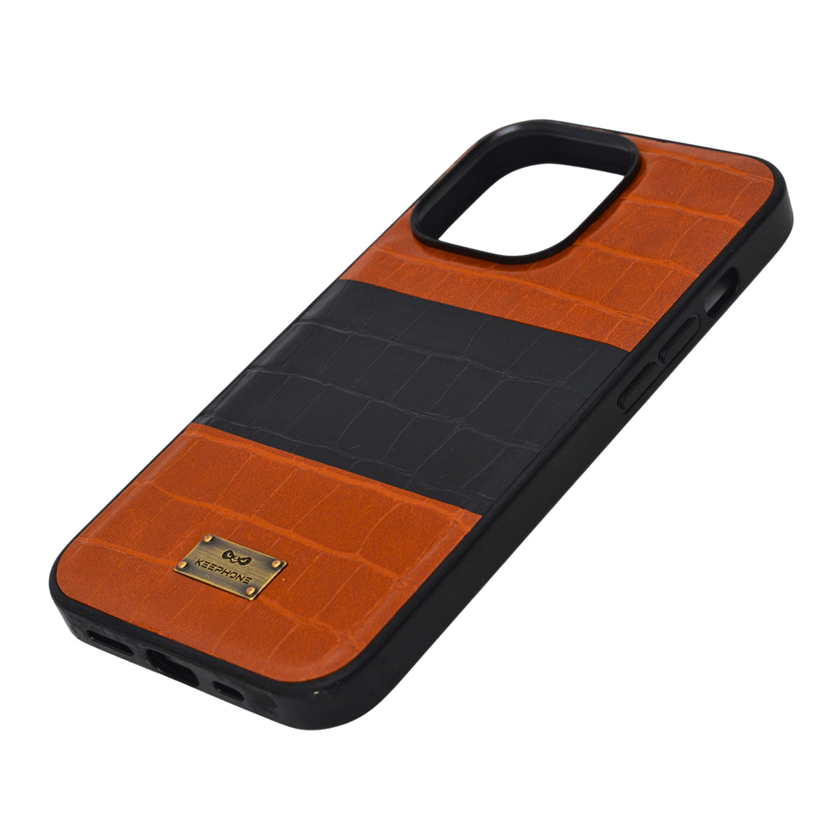 Crocodile Texture Leather Phone Case for iPhone 13 Pro